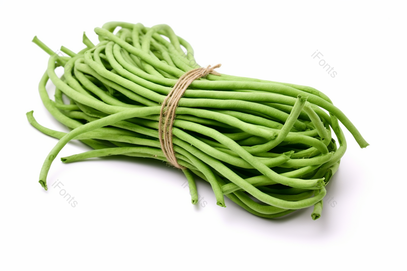 新鲜有机绿色白底蔬菜豇豆长豆角,高清,摄影图,摄影图片,图片大全,摄影图免费下载
